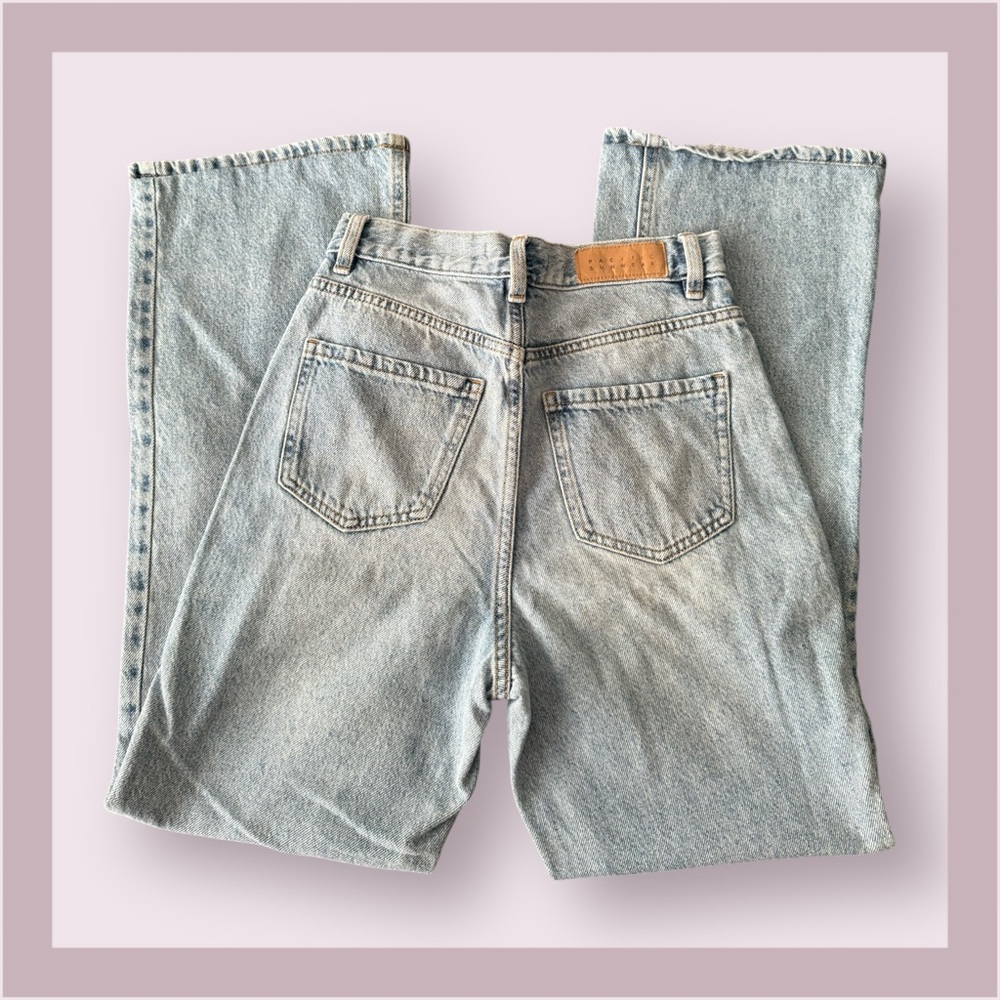 PacSun Eco Medium Indigo High Rise Bootcut Jeans - Picture 8 of 11